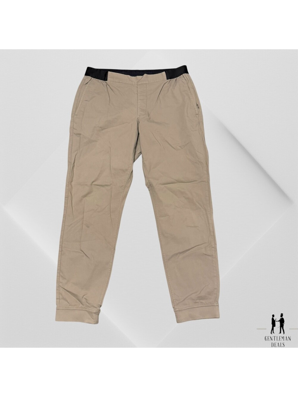 Kit and Ace Pants Mens 33x29 Beige Travel Commuter Performance Flex Tech Stretch
